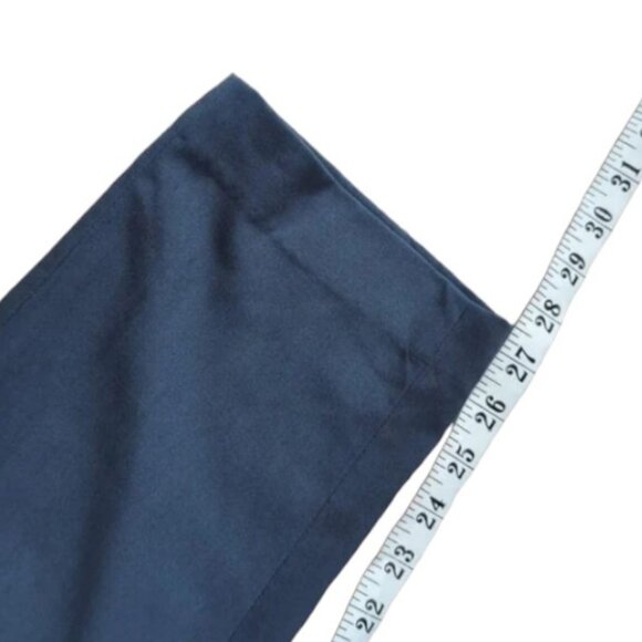 Frank & Oak navy blue classic-fit trousers size 41 - Picture 4 of 7